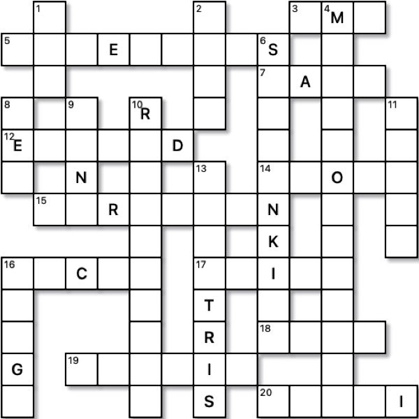 Crossword Puzzle Preview